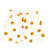 Mini Rodini Basketball Cotton Jersey Shorts In White