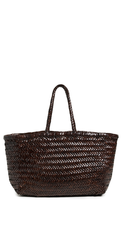 Dragon Diffusion Bamboo Triple Jump Tote Dark Brown