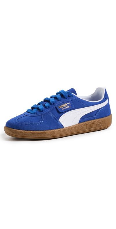 Puma Palermo Unisex Sneakers Cobalt Glaze-white In Hyperlink Blue-frosted Ivory