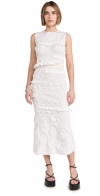 CECILIE BAHNSEN VANDA DRESS WHITE