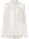 Brunello Cucinelli Hemd Aus Einem Baumwollgemisch In Nude & Neutrals