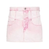 Isabel Marant Narjis Mini Skirt In Pink