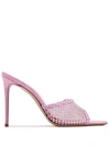 Le Silla Gilda 110mm Crystal-embellished Mules