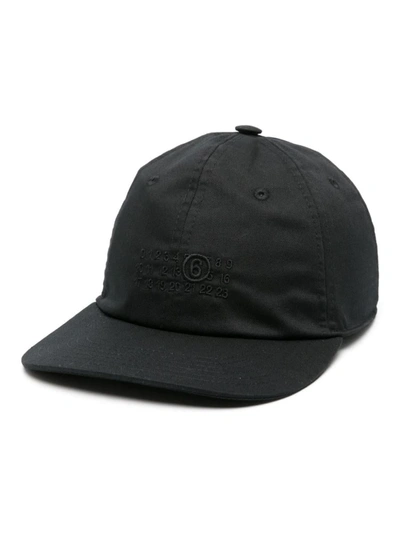 Mm6 Maison Margiela Hats In Black