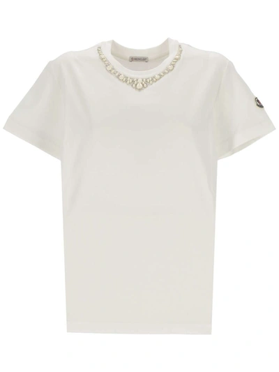 Moncler T-shirts And Polos In White