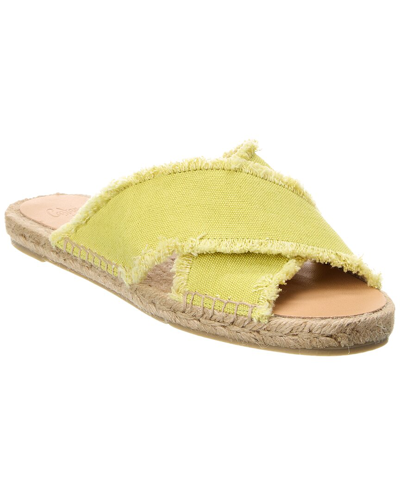 Castaã±er Castañer Palmera Canvas Sandal In Yellow
