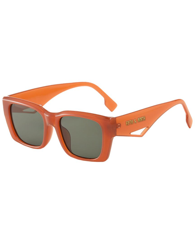 Fifth & Ninth Unisex Halle 54mm Sunglasses In Orange