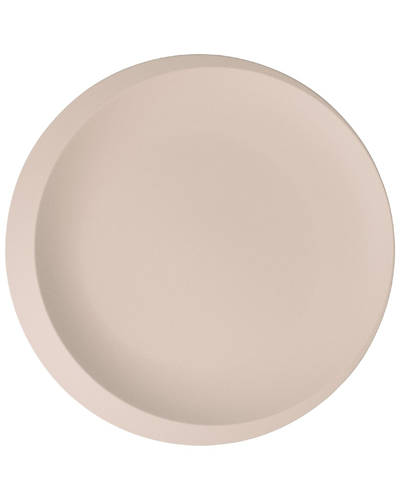 Villeroy & Boch Villeroy And Boch New Moon Large Round Tray In Beige