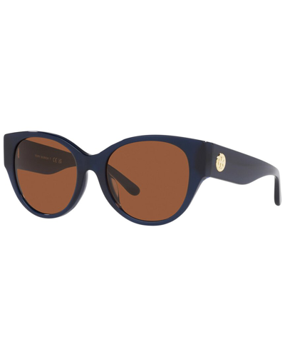 Tory Burch Women's Ty7182u 54mm Sunglasses In Brown