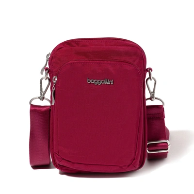 Baggallini Women's Modern Everywhere Explorer Crossbody In Red