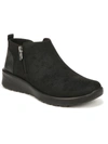 Bzees Womens Supercomff Faux Suede Ankle Boots In Black