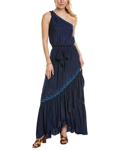 Ramy Brook Nicola Maxi Dress In Blue