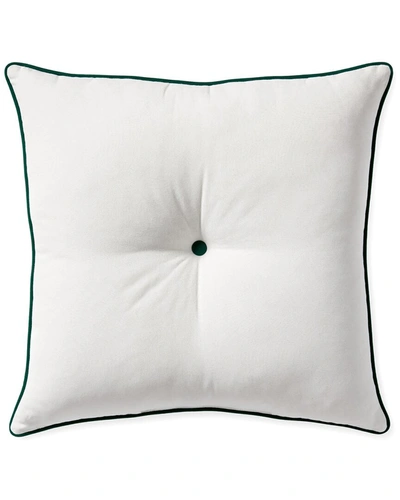 Serena & Lily Sunbrella¨ Lido Stripe Pillow Cover In White