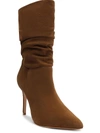 SCHUTZ WOMENS LEATHER SLOUCHY BOOTIES