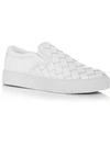 MARC FISHER LTD CALLA WOMENS LEATHER LIFESTYLE SLIP-ON SNEAKERS