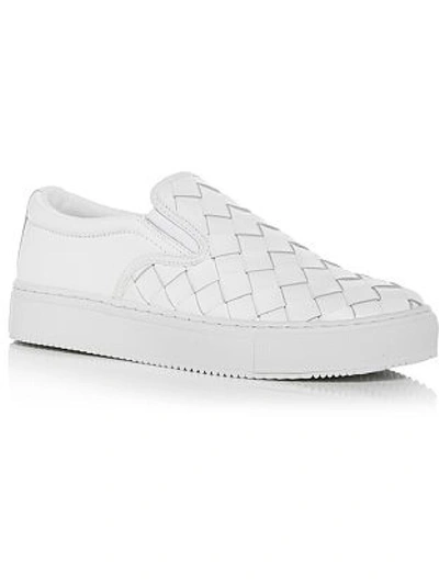 Marc Fisher Ltd Calla Womens Leather Lifestyle Slip-on Sneakers In White