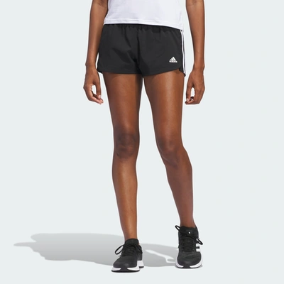 Adidas Originals Adidas Women's Pacer Aeroready Shorts In Black/white