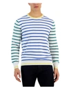 CLUB ROOM MENS KNIT STRIPED PULLOVER SWEATER