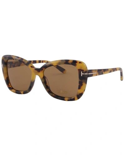 Tom Ford Women's Maeve 55mm Sunglasses In Brown