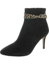Essex Lane Kami Womens Suede Stiletto Ankle Boots In Multi