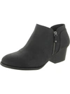 LIFESTRIDE BLAKE ZIP WOMENS FAUX LEATHER EMBOSSED SHOOTIES