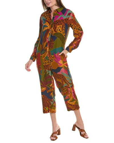 Farm Rio Jumpsuit In Multi