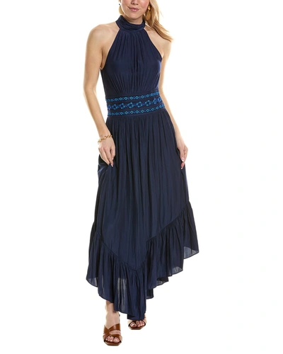 Ramy Brook Shauna Maxi Dress In Blue