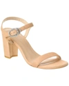 STUART WEITZMAN CRYSTAL 75 SUEDE BLOCK SANDAL