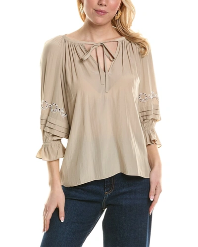 Ramy Brook Randi Top In Beige