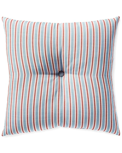 Serena & Lily Perennials Dock Stripe Pillow Cover In Red