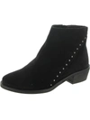 VANELI IRVEN WOMENS SUEDE STUDDED ANKLE BOOTS
