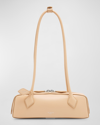 Alaïa Teckel Small Leather Shoulder Bag In 140 Peche