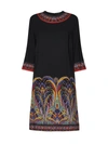 Etro Paisley Print Viscose Dress In Multi