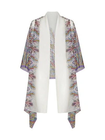 Etro Top In Stampa F.do Bianco