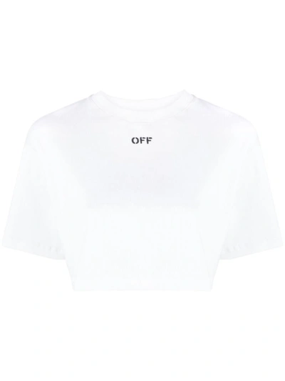 Off-white Off T-shirts And Polos In White