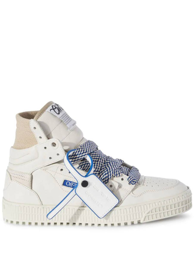 Off-white Off White Sneakers In Cream Navy