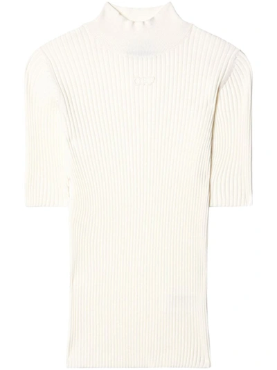 Off-white Off White Jumpers In White Cream