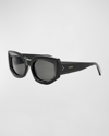 CELINE BOLD 3 DOTS ACETATE BUTTERFLY SUNGLASSES