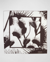 Ferragamo Venus Silk Square Scarf In Expresso