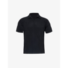 Issey Miyake Basic Pleats Polo Shirt In Black