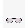 GENTLE MONSTER GENTLE MONSTER WOMEN'S OAA 01 ROUND-FRAME ACETATE GLASSES