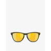 Oakley Womens Green Oo9284 Frogskins™ Range Round-frame O Matter™ Sunglasses In Green
