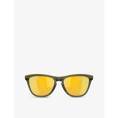 Oakley Women's Green Oo9284 Frogskins™ Range Round-frame O Matter™ Sunglasses