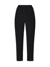 Kaos Elastic Waist Casual Pants In Black