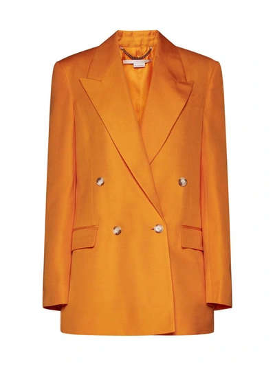 Stella Mccartney Blazer In Bright Orange