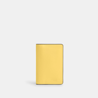 Coach Id Wallet In Yellow