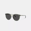 COACH HANGTAG ROUND SUNGLASSES