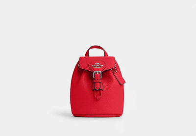 Coach Outlet Amelia Convertible Backpack In Red