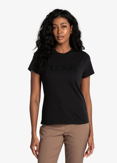 Lole Lolë Icon Short Sleeve Shirt In Black