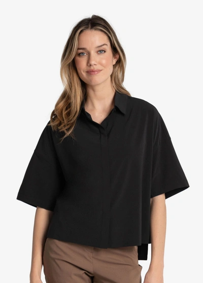 Lole Olivie Button Up Shirt In Black
